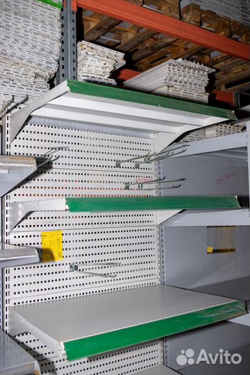 Стеллаж металлический торговый для магазина