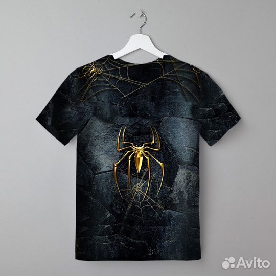 Золотой паук ткань кулирка
