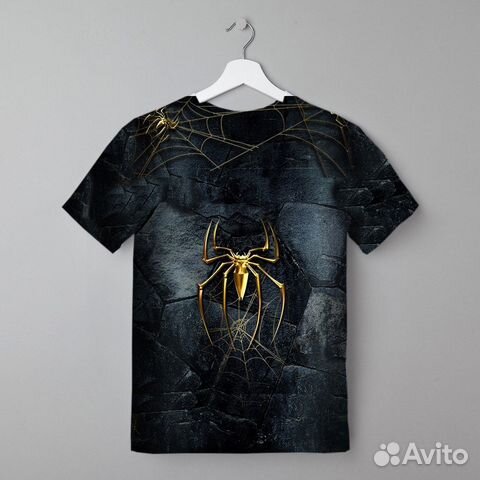 Золотой паук ткань кулирка
