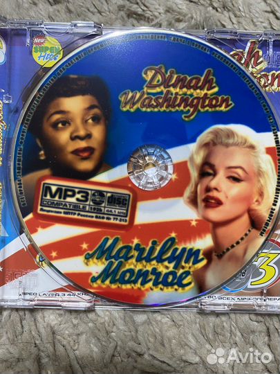 Мп 3 сд диск Мэрлин Монро и Вашингтон вокал блюз д