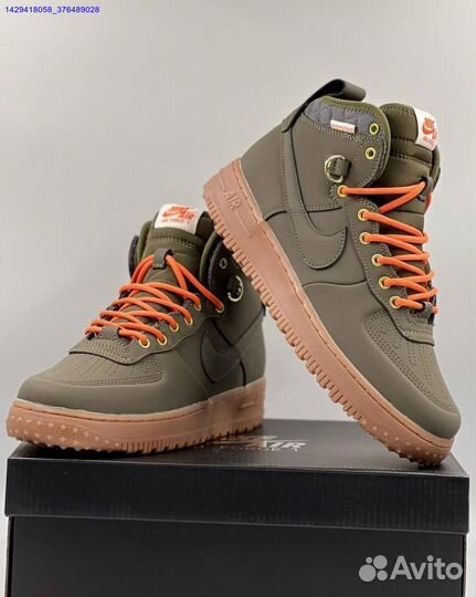 Кроссовки Nike Air Force 1 Duckboot (с мехом) (Арт.36953)