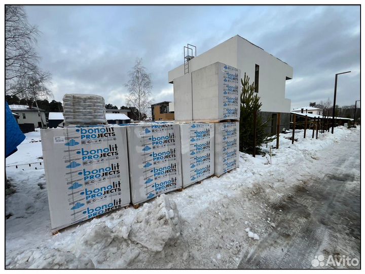 Газобетонные блоки пеноблоки Бонолит