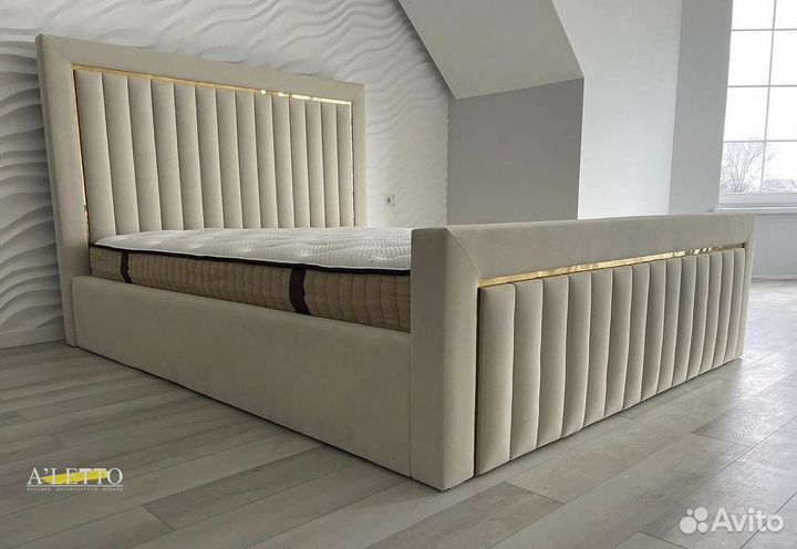 Кровать двуспальная на заказ