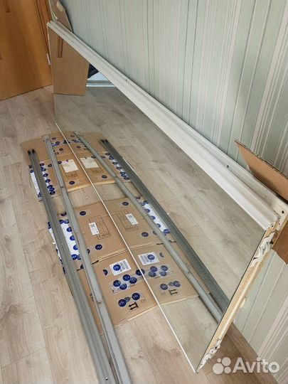 Зеркалаот шкафа купе 3шт размер 85 см на 237 см