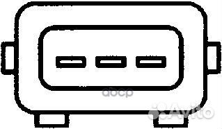 Задний фонарь С лампой, красное стекло, 2SB0090