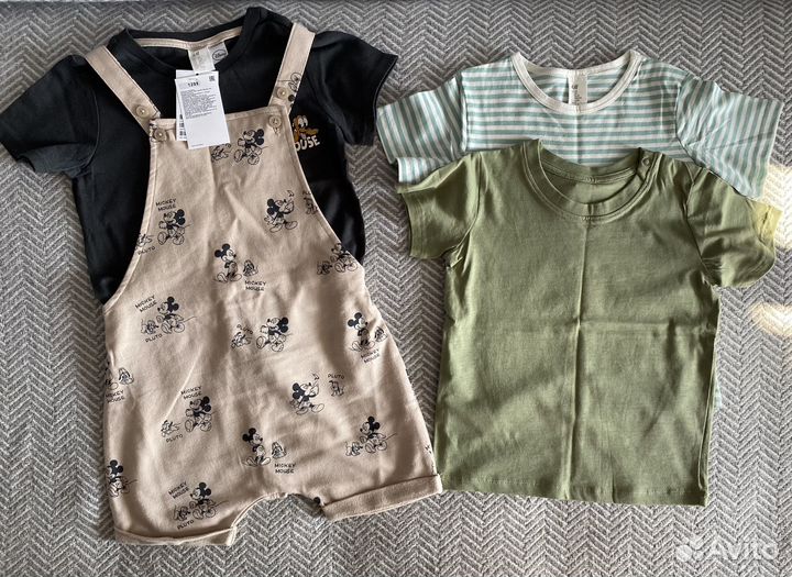 Пакет вещей hm 98р на мальчика