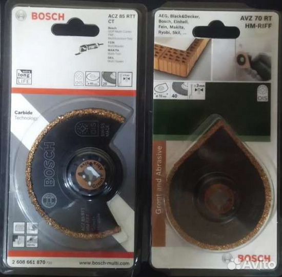 Насадки Bosch для реноватора (мфи)