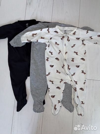 Набор 3 слипа на молнии H&M 68 размер