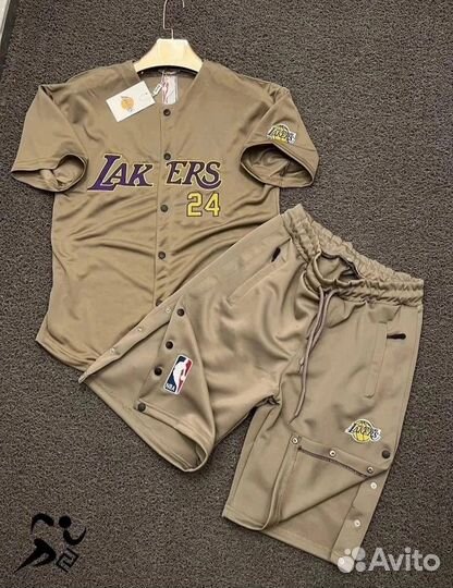 Костюм шорты и футболка Nike Lakers