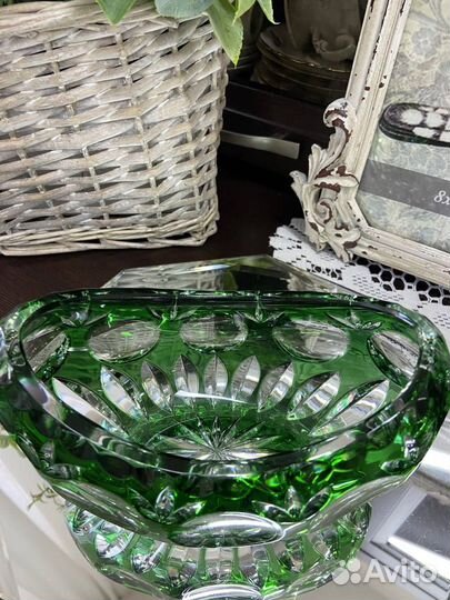 Роскошная хрустальная ваза Nachtmann