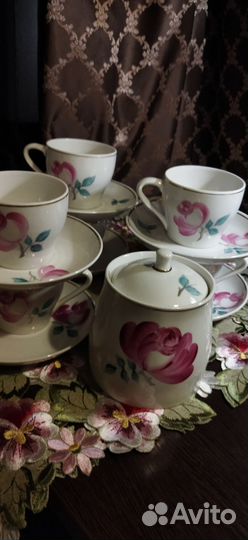 Чайные сервизы СССР Песочное, 1970, редкие