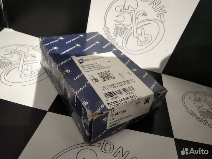 Вкладыши шатунные Renault Nissan M9R