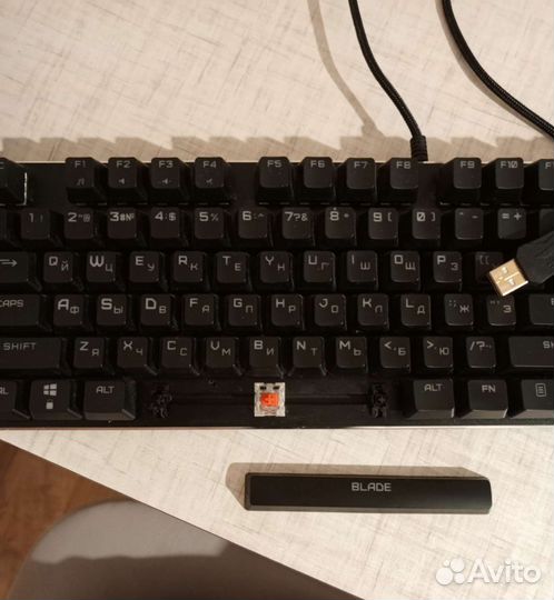 Игровая клавиатура(механическая Zet blade)