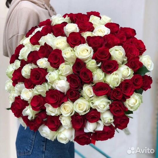 Букет 101 Роза Кемерово