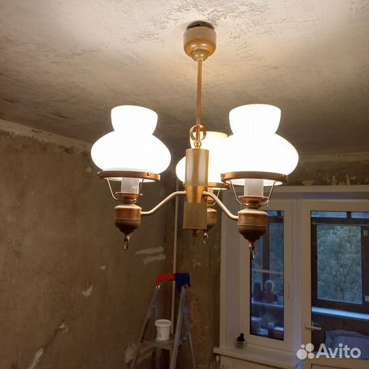 Люстра потолочная бу СССР (Самовывоз)