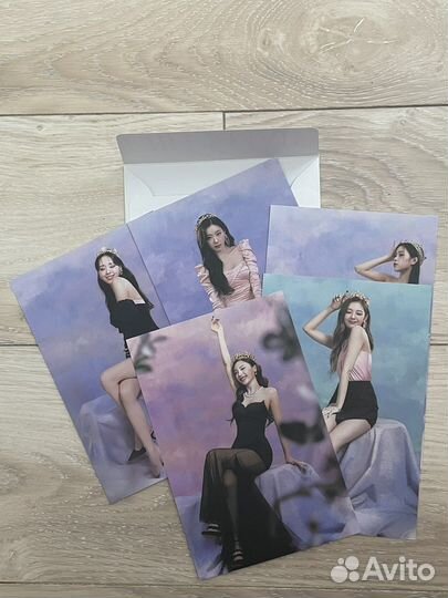 Большие фотокарточки/открытки itzy checkmate