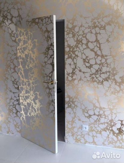 Скрытая межкомнатная дверь под покраску