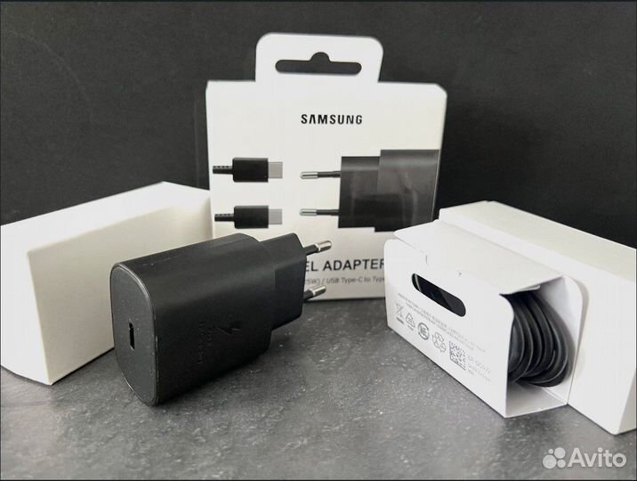 Быстрая зарядка samsung 25W оригинал