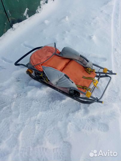 Детские санки коляска