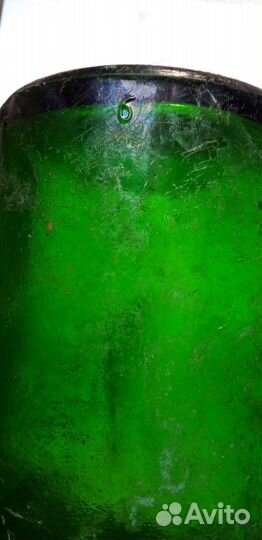 Бутылка из под вина винтажная