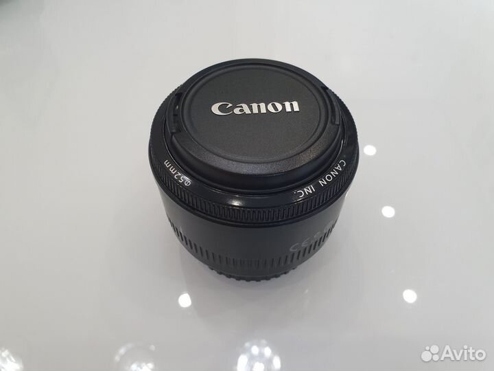 Портретный объектив canon