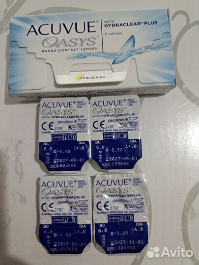 Контактные линзы -5.00 и - 5.50