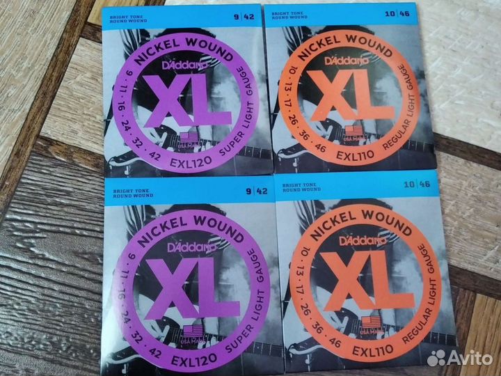 Струны D’Addario EXL110, EXL120