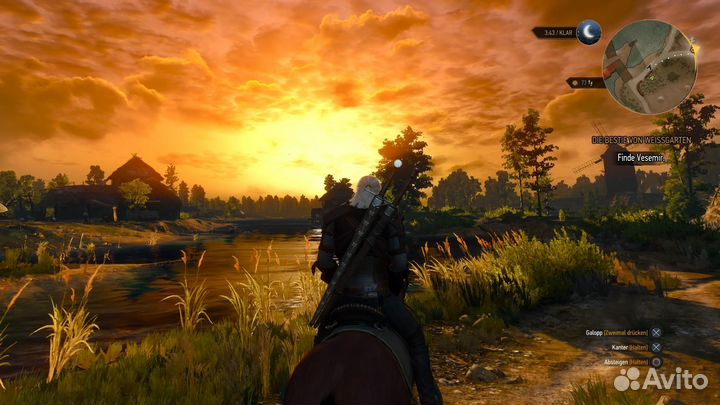 Игра Ведьмак 3 с DLC ps5