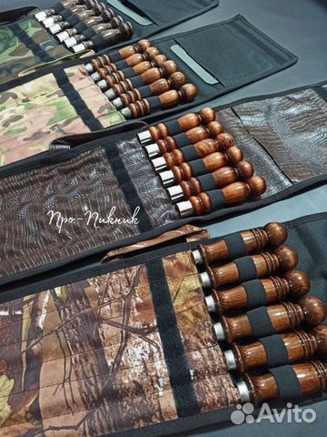 Наборы шампуров подарочные в чехлах