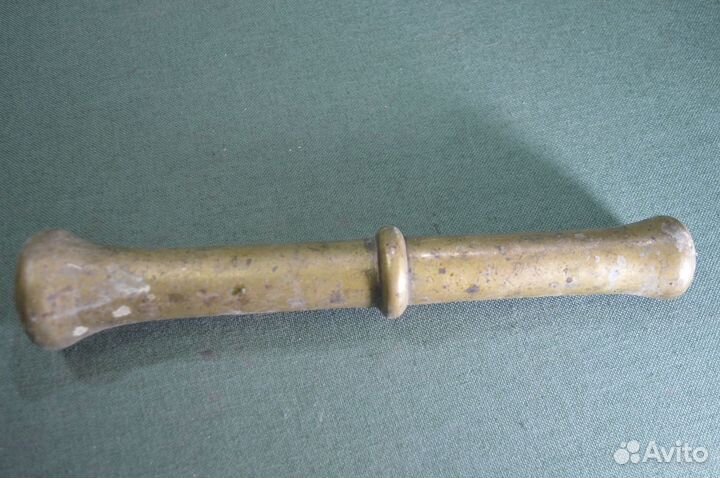 Пестик для ступы старинный большой. Латунь. Царска