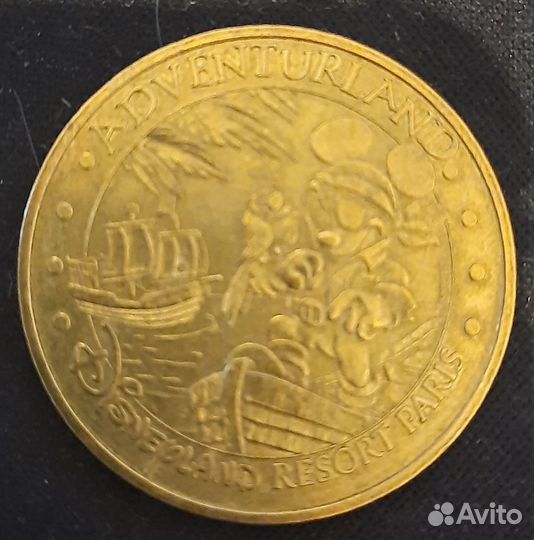 Монета Disneyland Франция 2004