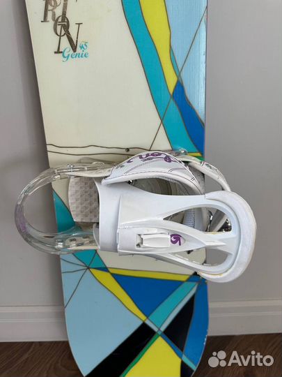 Сноуборд с креплениями burton geenie 145
