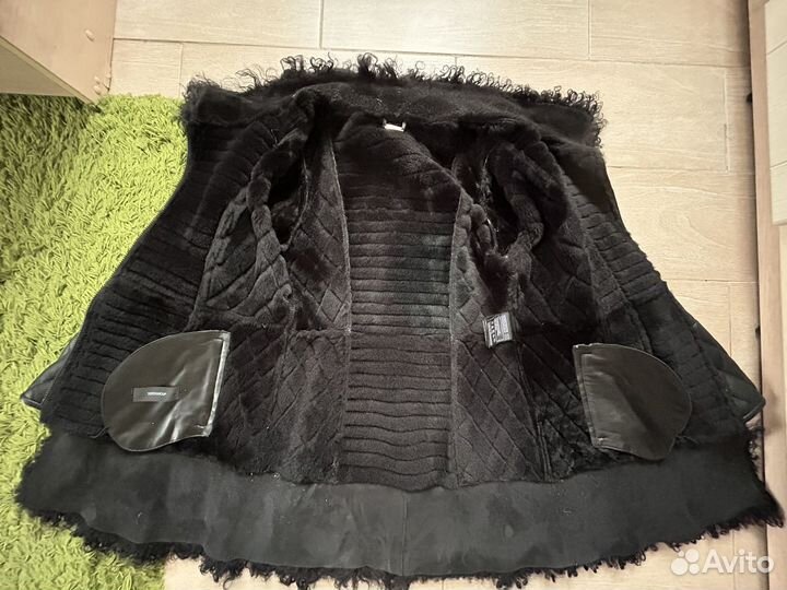 Женская кожаная дубленка 46 48