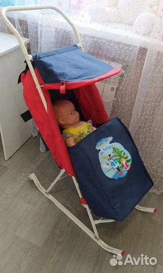 Детские санки коляска бу