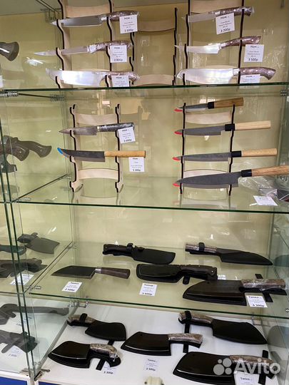 Ножи, топоры, тяпки кухонные