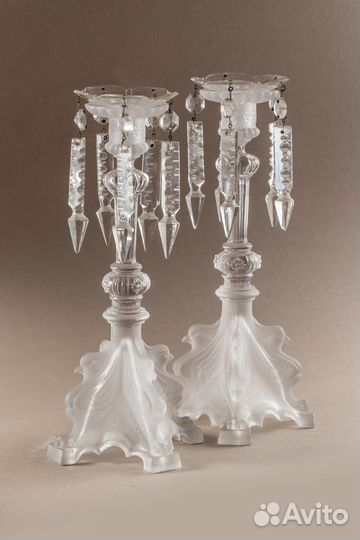 Val Saint Lambert Валь Сэн Ламберт подсвечники