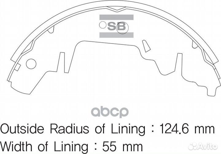 Колодки тормозные SA112 Sangsin brake