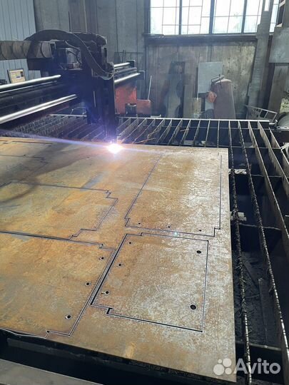 Плазменная резка металла на станке чпу