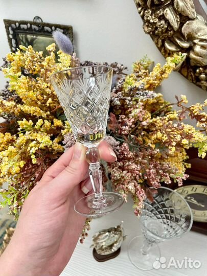 Ромбы Хрустальные фужеры СССР