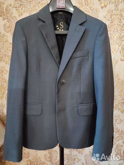 Пиджак школьный для мальчика 134