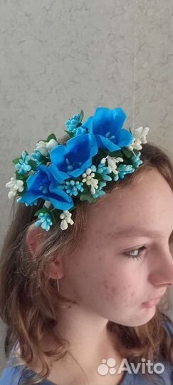 Ободок для волос ручной работы