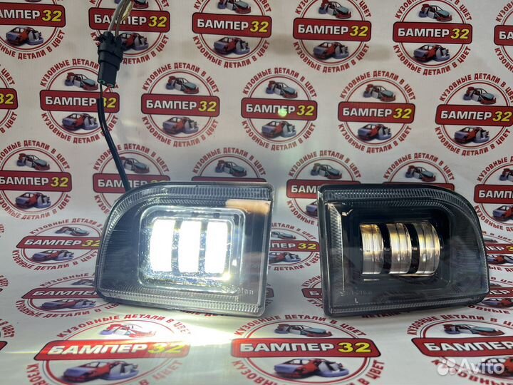 Диодные птф sal-man бело-желтый Лачетти