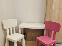 Детская мебель стол и стулья IKEA мамут