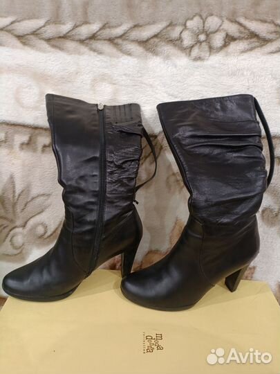 Сапоги кожаные 37р