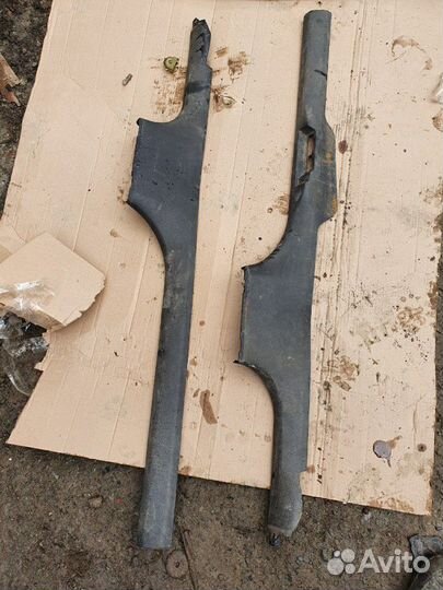 Пластик накладки стоек порогов skoda fabia фабия ш