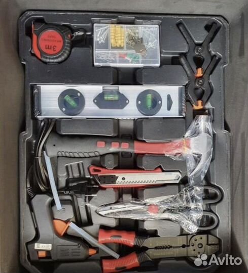 Набор инструментов чемодан 187 предметов / Новый