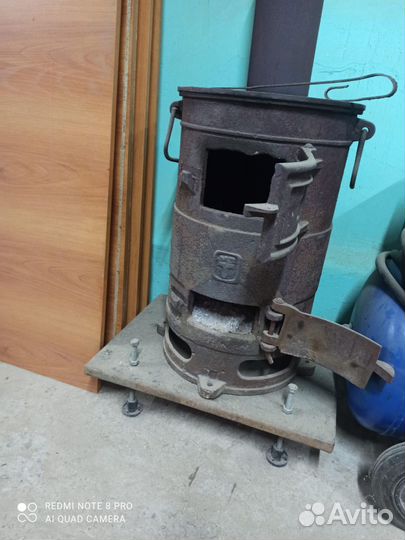 Печь буржуйка чугунная