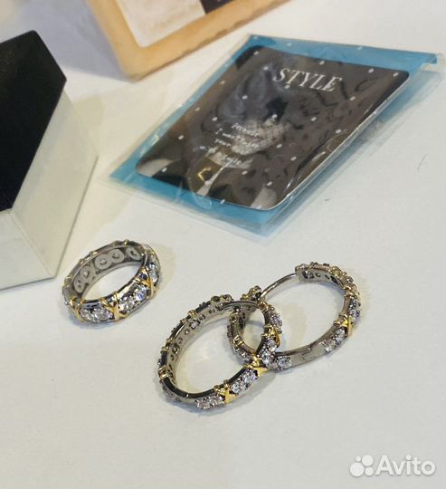 Tiffany кольцо и серьги