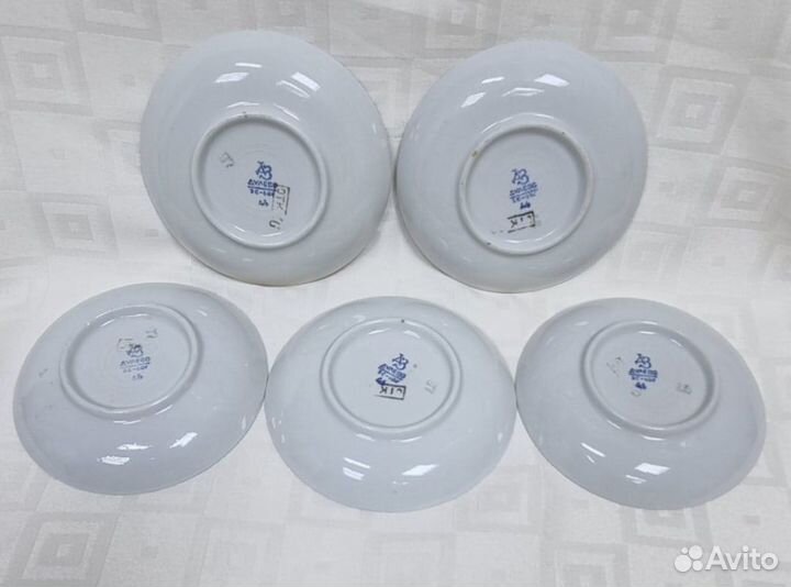 Чашка с блюдцем Дулево из сервиза 