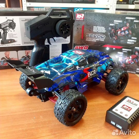 Р/у Remo Hobby sevor 1665UPG 4WD - 50 км/ч, фары